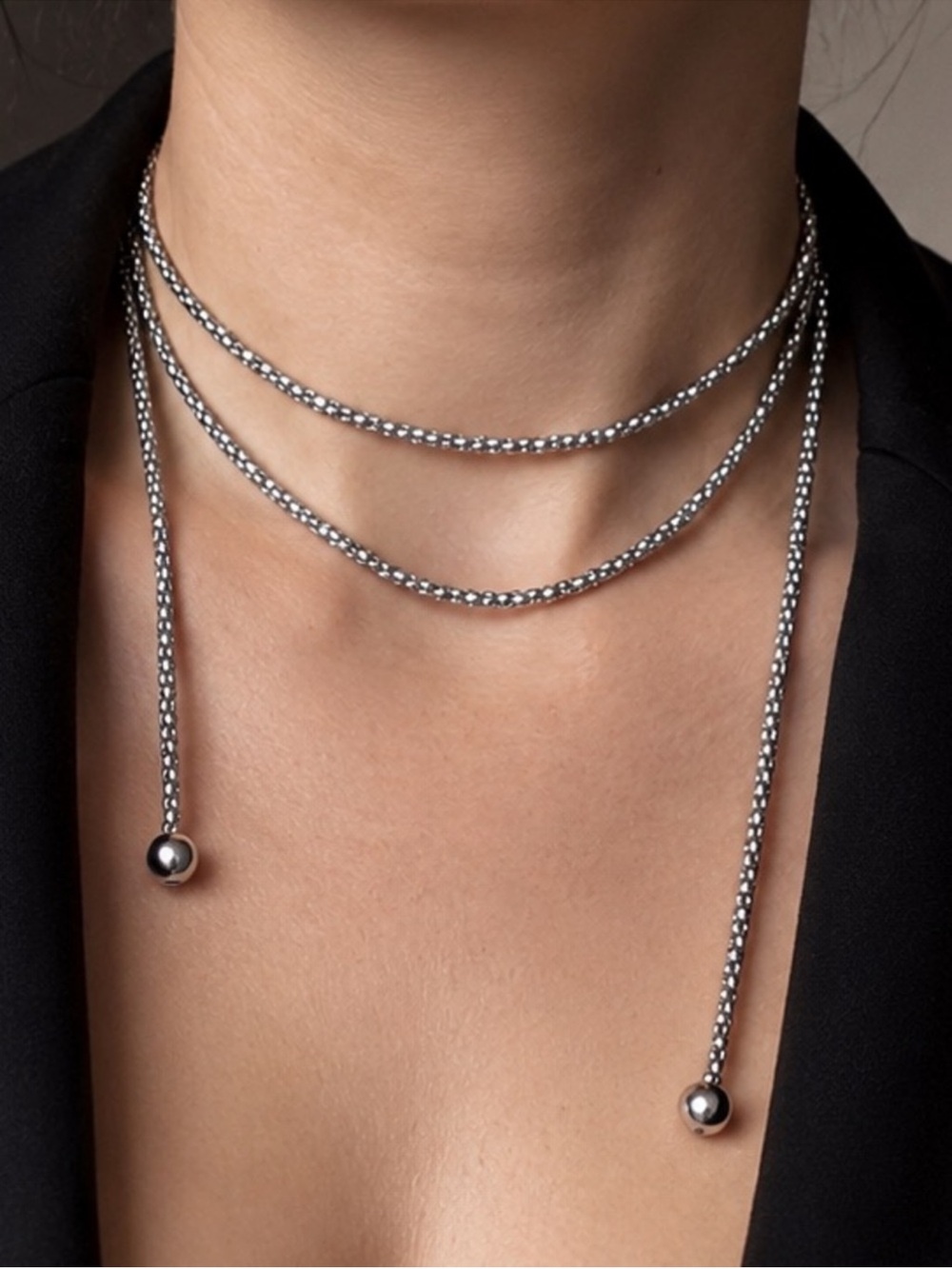 Convertible Wrap Necklace Rope Chain Multiway Styling Jewelry